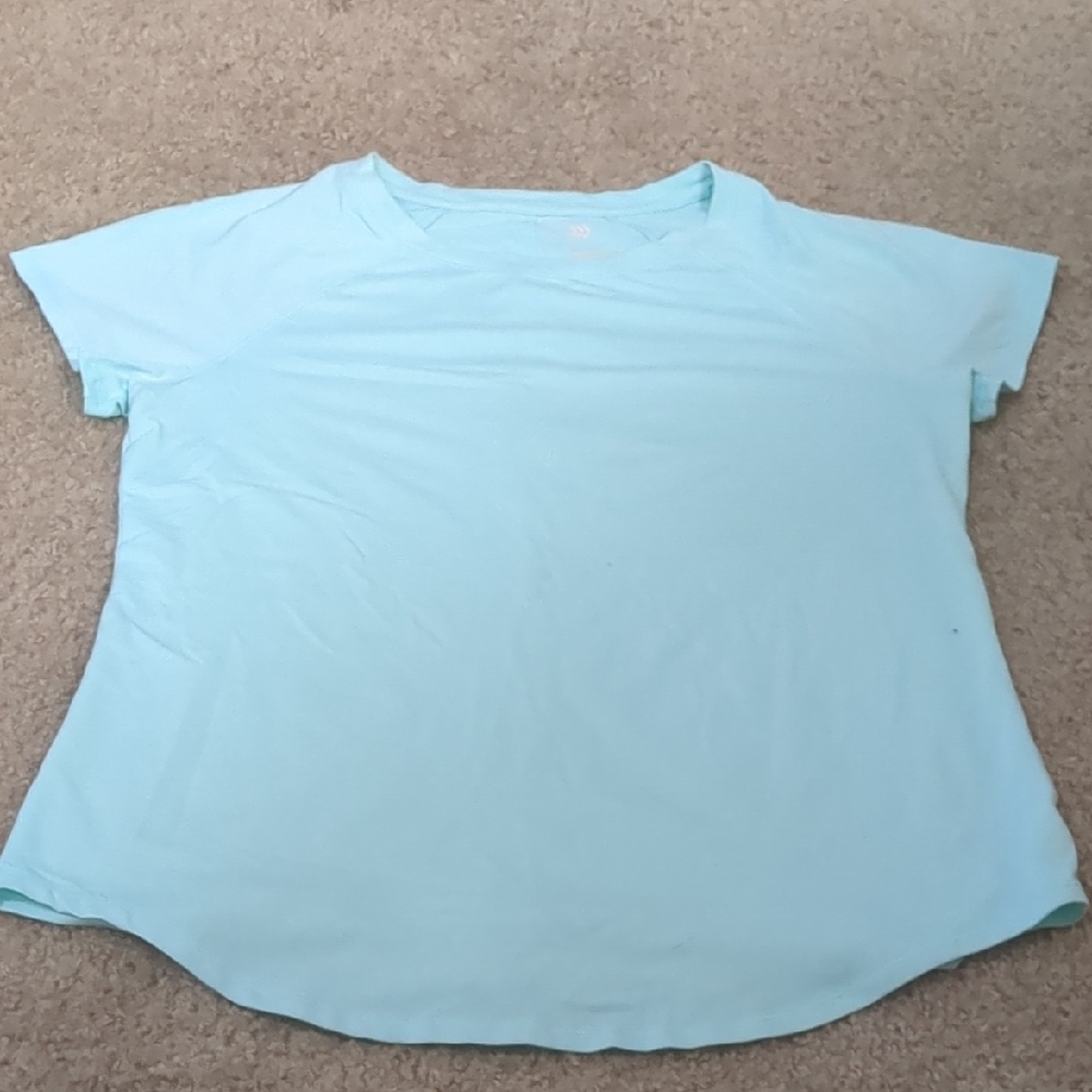 All in Motion Light Blue Women's Short Sleeve Tee